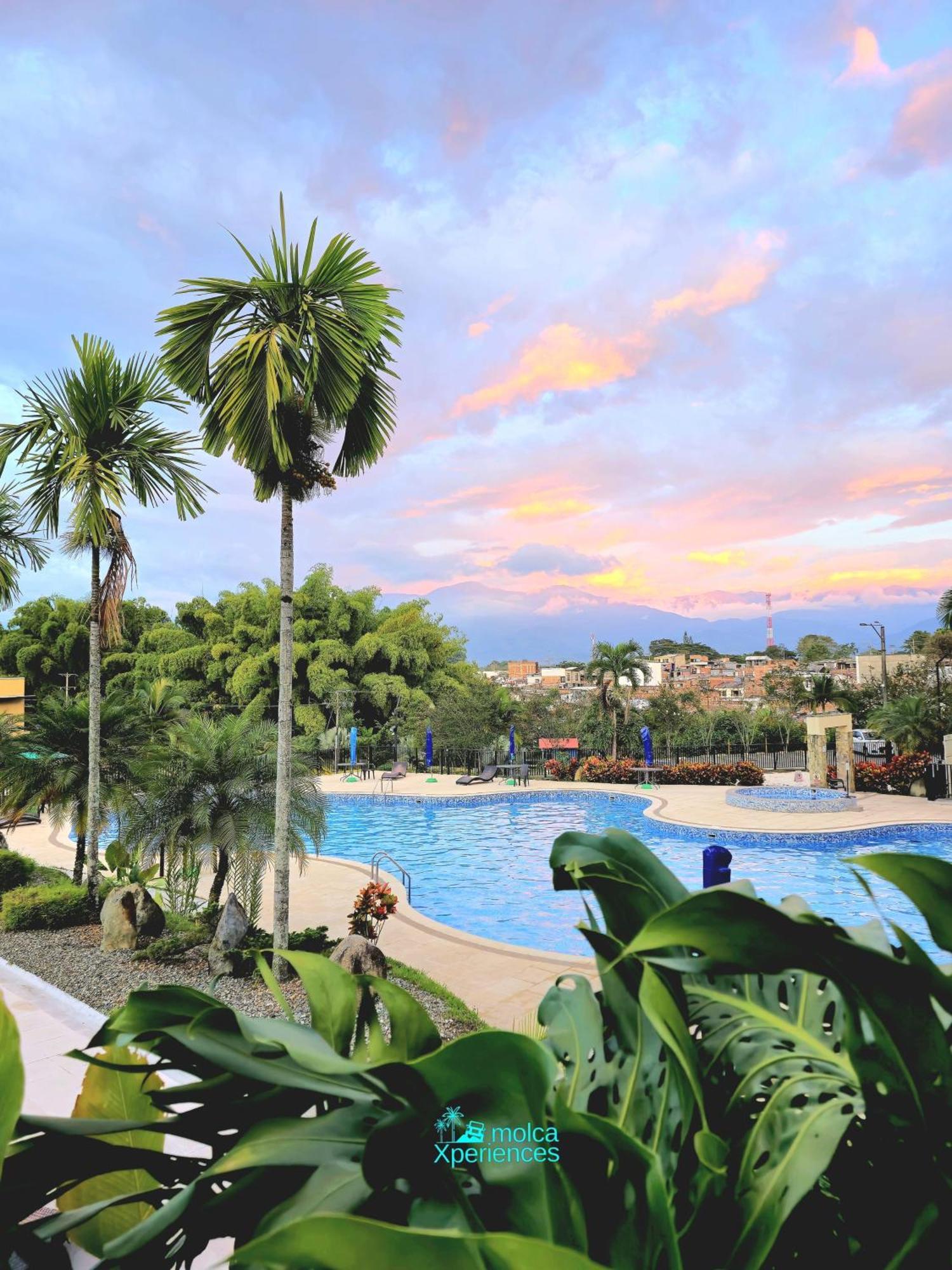 Apartamento Privado Vacacional A 5M Del Aeropuerto, 20 Minutos Del Parque Del Cafe Y Centro De Armenia Con 4 Piscinas, 3 Jacuzzi, Sauna By Molca Xperiences 2H Zewnętrze zdjęcie