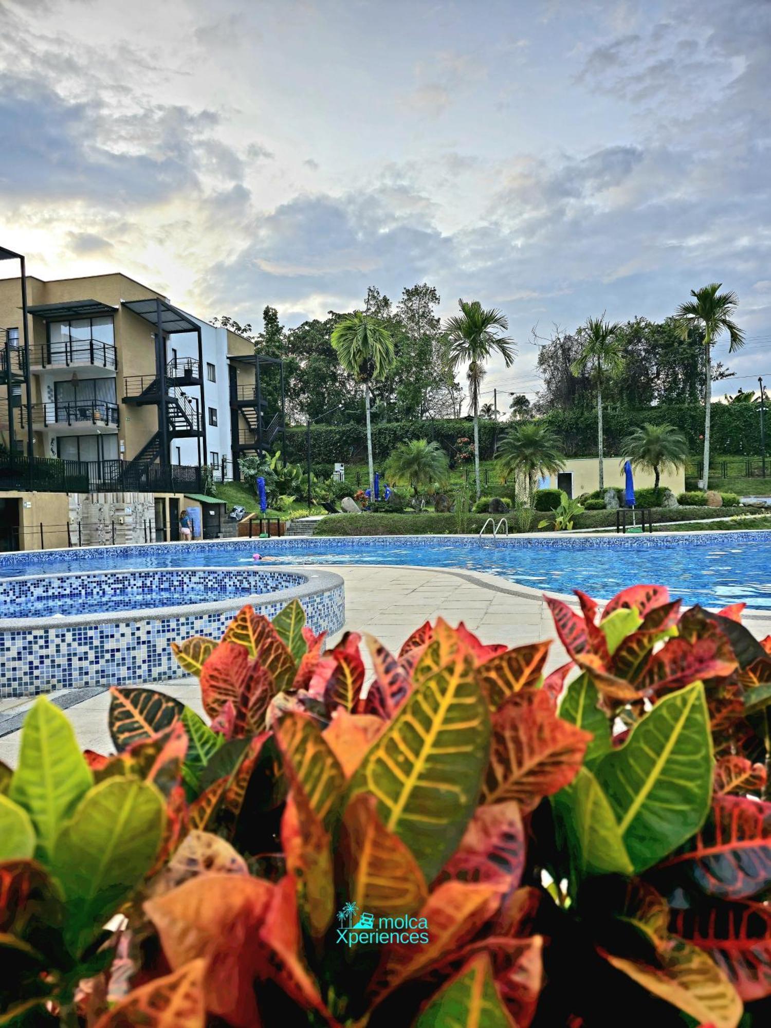 Apartamento Privado Vacacional A 5M Del Aeropuerto, 20 Minutos Del Parque Del Cafe Y Centro De Armenia Con 4 Piscinas, 3 Jacuzzi, Sauna By Molca Xperiences 2H Zewnętrze zdjęcie